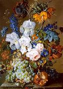 unknow artist Floral, beautiful classical still life of flowers.120